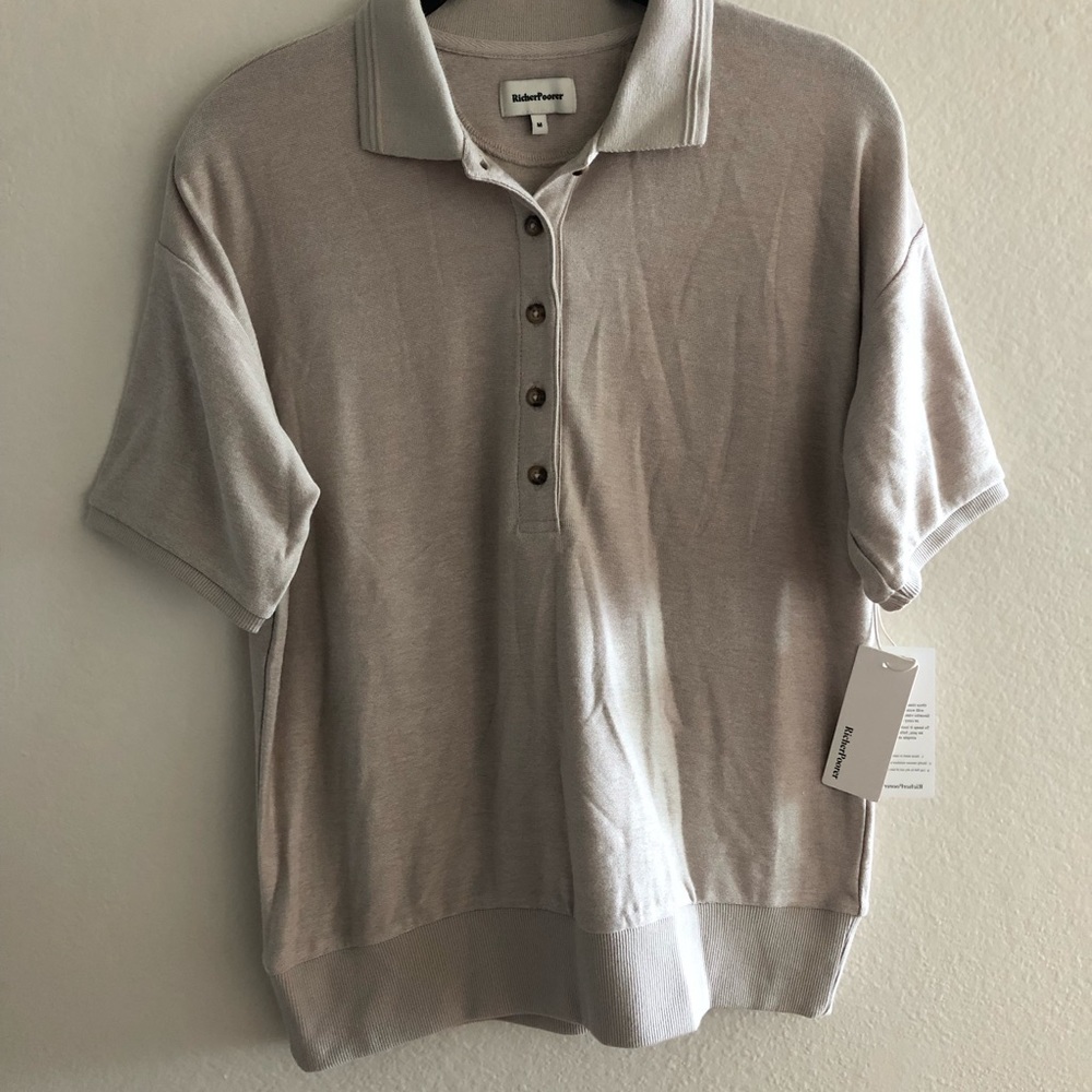 Richer Poorer Cozy Knit Polo